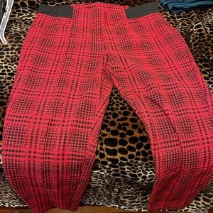 Red and Black pants